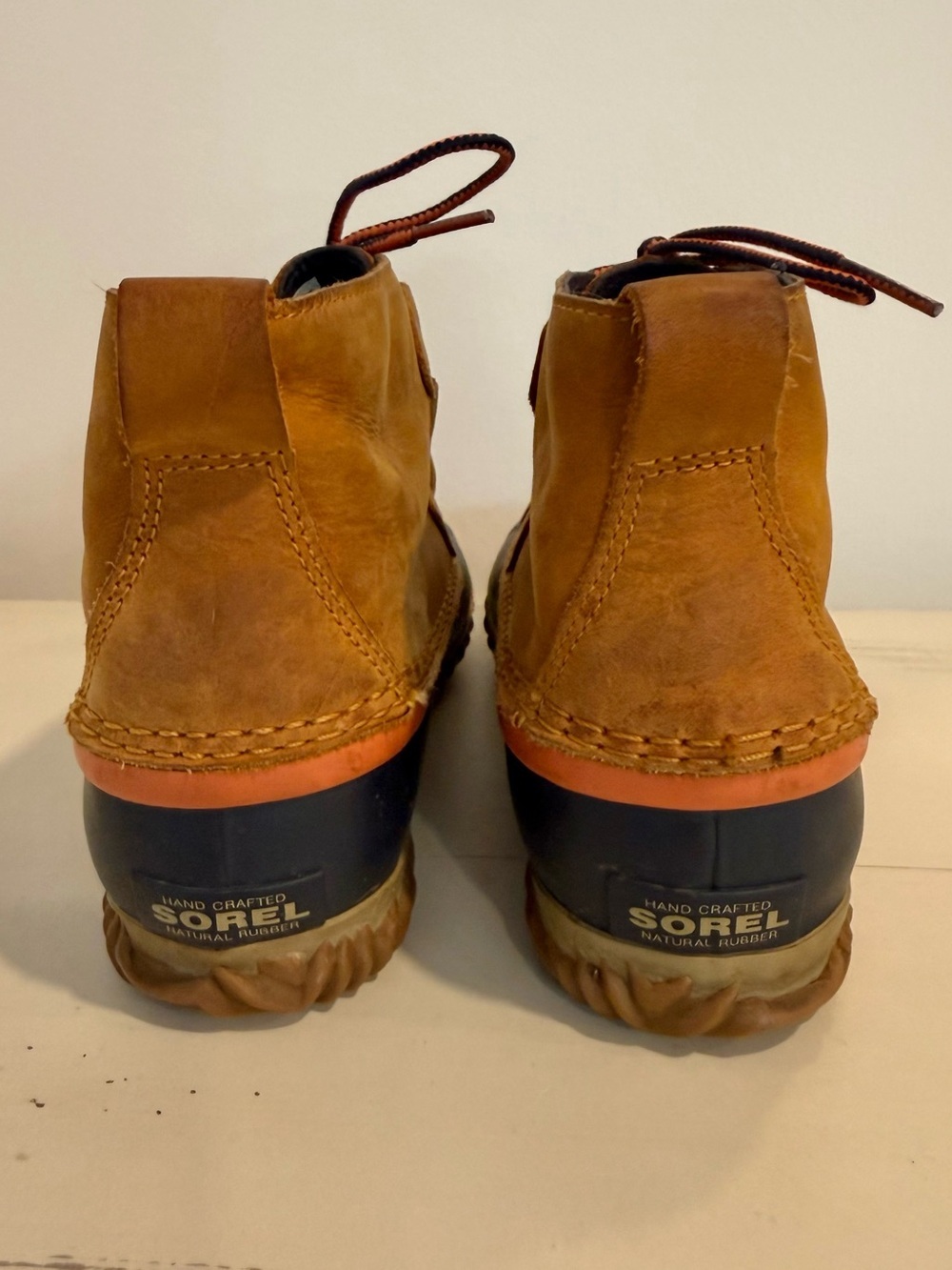 Sorel Out N About Leather Duck Boots Waterproof Ankle Booties Womens 8 - Picture 3 of 8